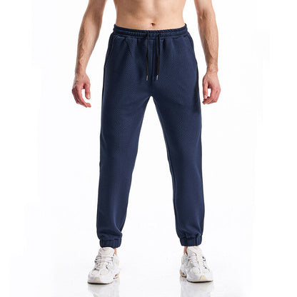 Herren Sport Hose Freizeitbeleuchtung Strukturiert Elegant