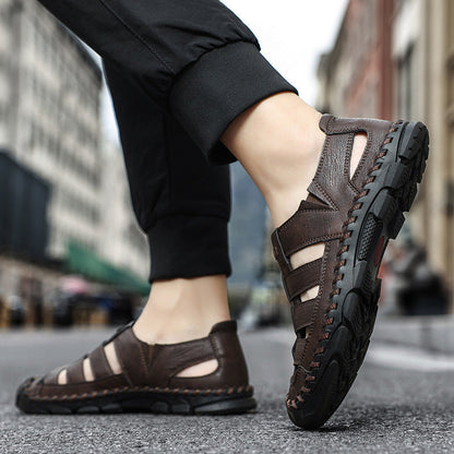 Herren Sandalen atmungsaktiv Rutschfest Sommer