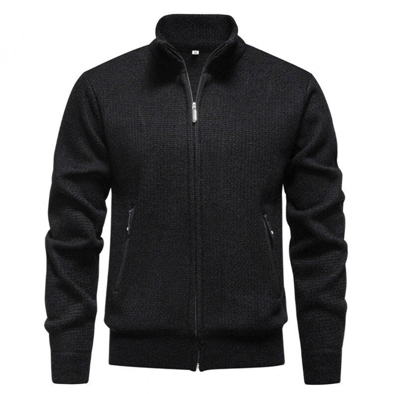 Herren Strickjacke Leicht Sportlich Modern Zipper