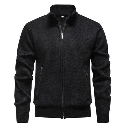 Herren Strickjacke Leicht Sportlich Modern Zipper