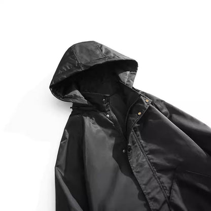Herren Sportjacke Übergangsjacke mit Kapuze Reflektierend