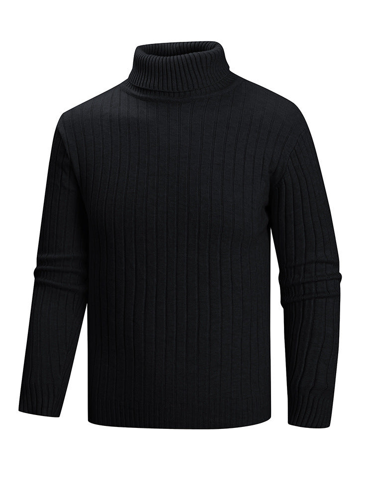 Herren Pullover Rollkragen Feinstrick Modern Style