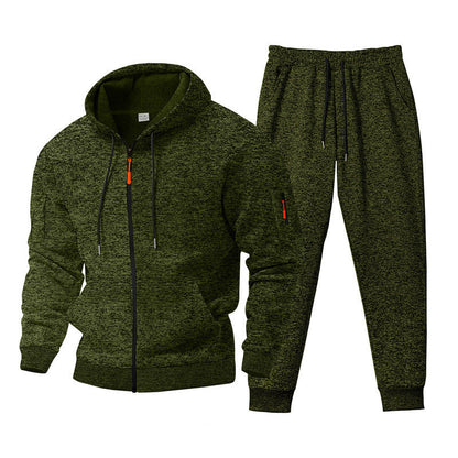 Herren Jogginganzug mit Kapuze und Taschen Sportlich Comfort