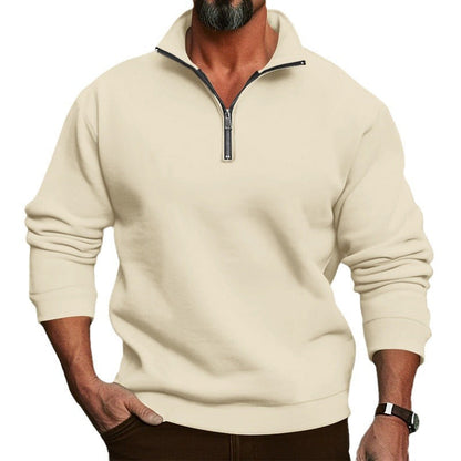 Herren Hoodie Reißverschluss Elastisch Sportlich