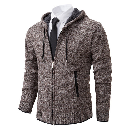 Herren Kapuzenjacke Sportlich Warm Isoliert mit Taschen