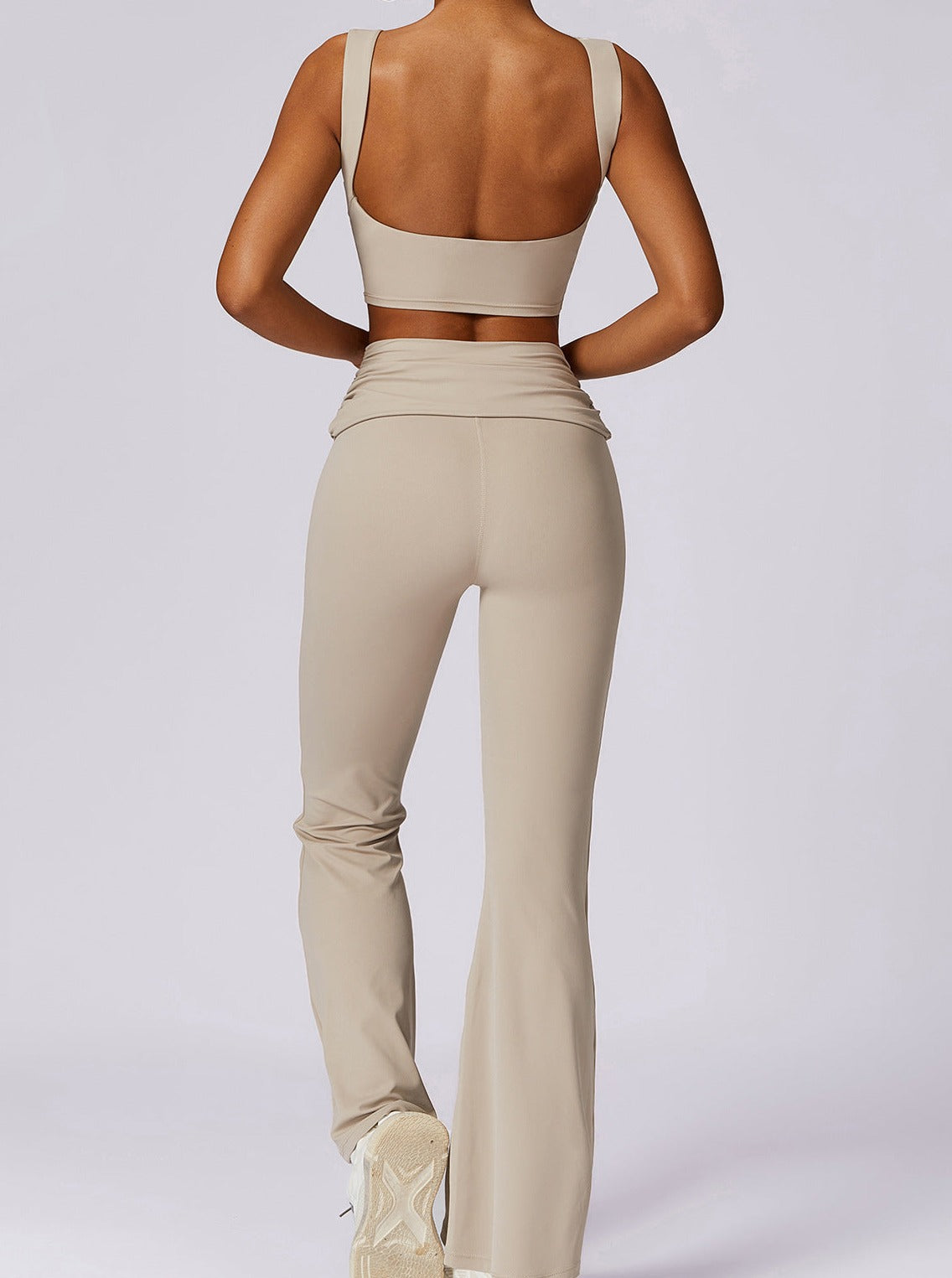 Hohe Leggings mit Gummibund Damen Stretch