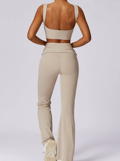 Hohe Leggings mit Gummibund Damen Stretch