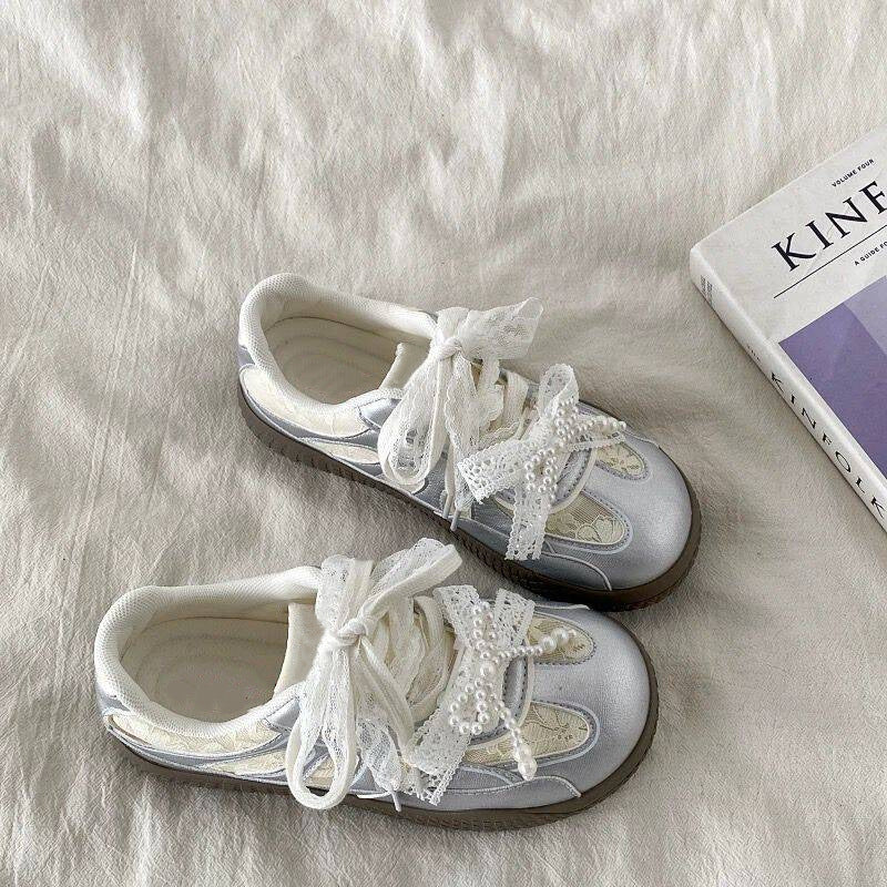 Damen Sneaker Modisch Einzigartig Schnürsenkel - BerlinGlamour