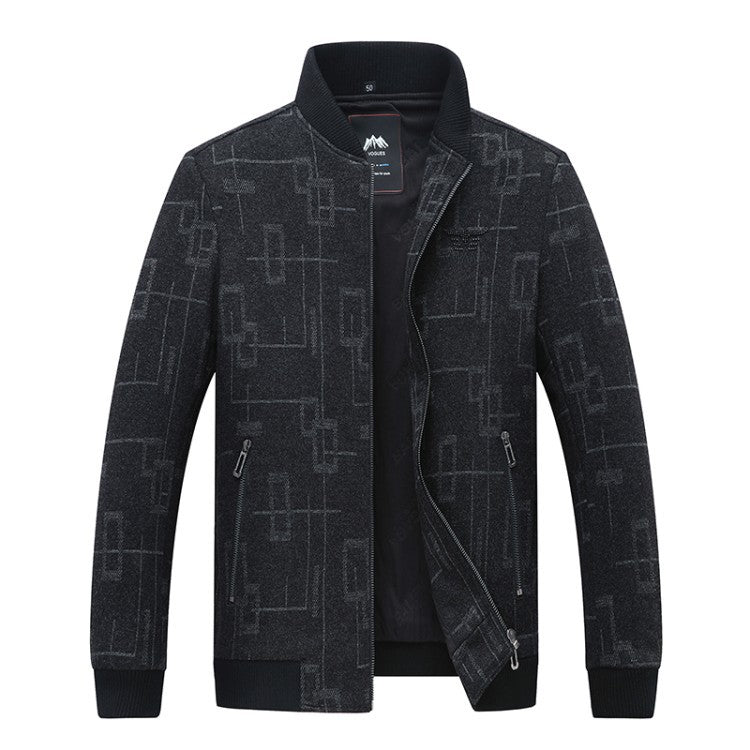 Herren Steppjacke Warm Versteppt Winterjacke Modern