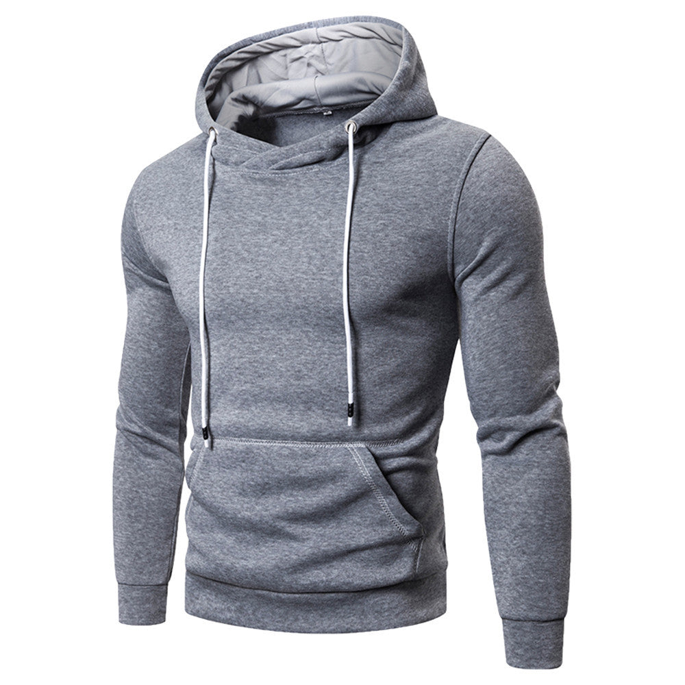 Herren Kapuzenpullover Soft Baumwolle Kängurutasche Modern