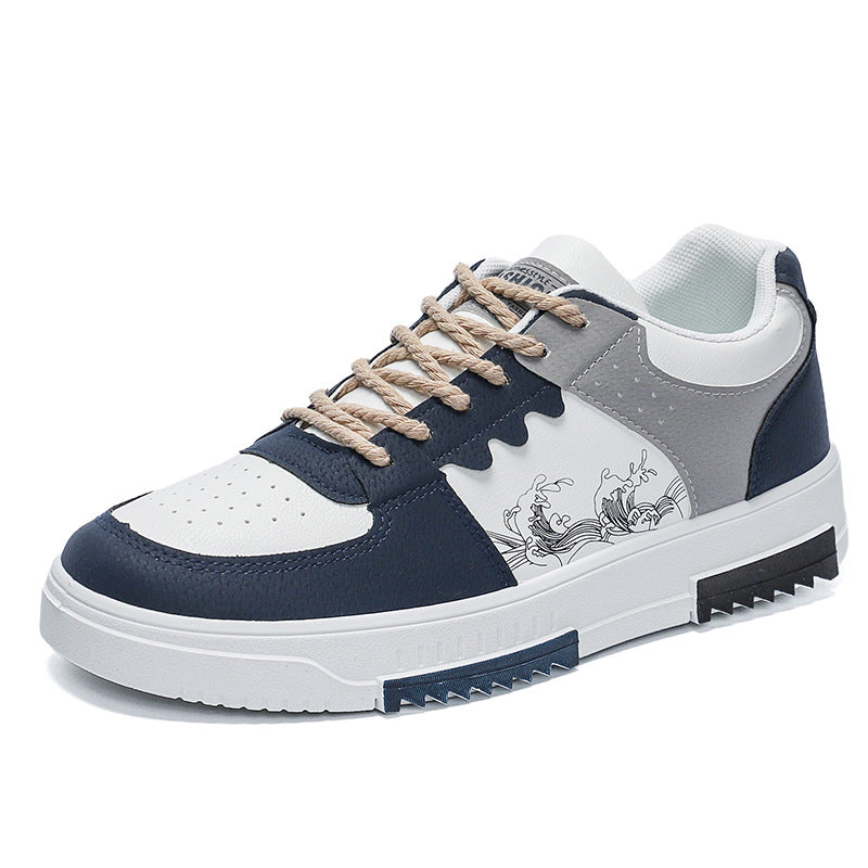 Damen Sneaker Wave Design Rutschfest Mode Sportschuhe