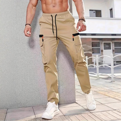 Herren Cargo-Hose Modern Bequem Reißverschluss - BerlinGlamour