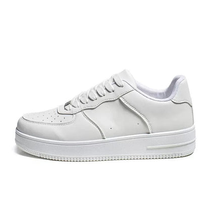 Damen Sneaker Luxus Leder Weiches Innenleben