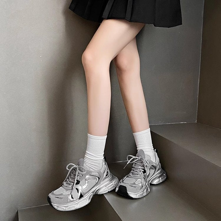 Damen Sneaker Laufschuhe Atmungsaktiv Komfortabel