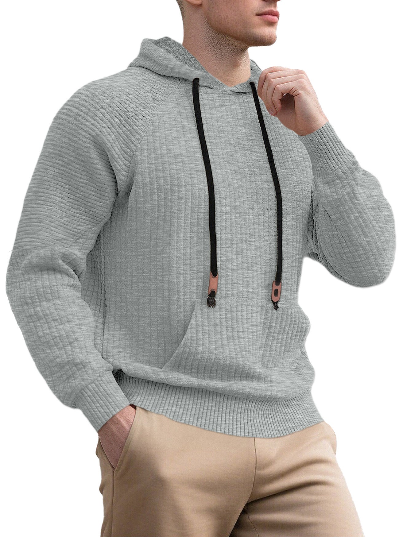 Herren Kapuzenpullover Sportlich Modern Mit Kordelzug