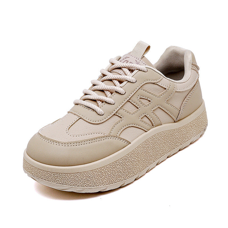 Damen Plateau Sneaker Sportlich atmungsaktiv Komfortabel