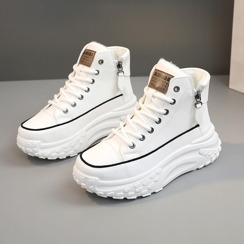 Damen Sneaker Hoch Frauen Sportschuh Bequem