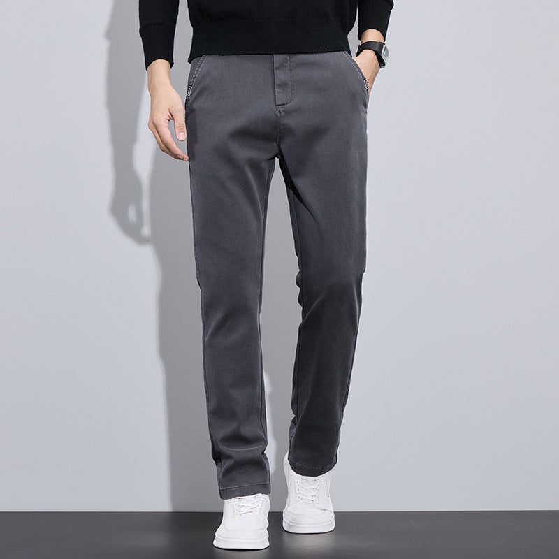 Herren Chinos Slim Fit mit Taschen Elegant Modern - BerlinGlamour