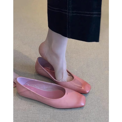 Damen Ballerinas Weiches Leder Elegant Komfortabel - BerlinGlamour