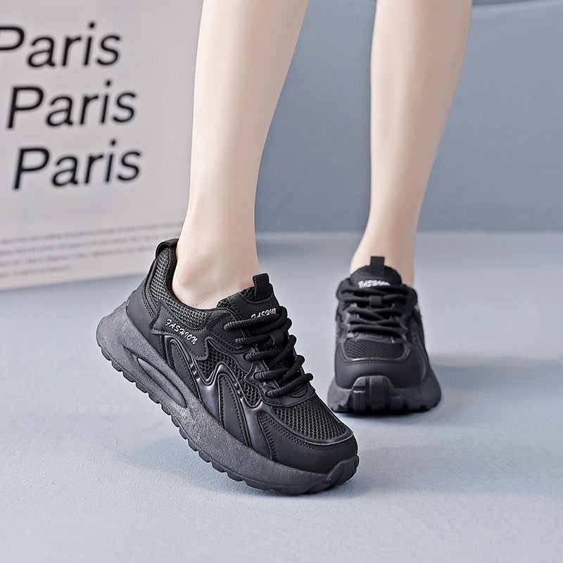 Damen Laufschuhe atmungsaktiv mit Weichsohle und Mesh-Oberfläche
