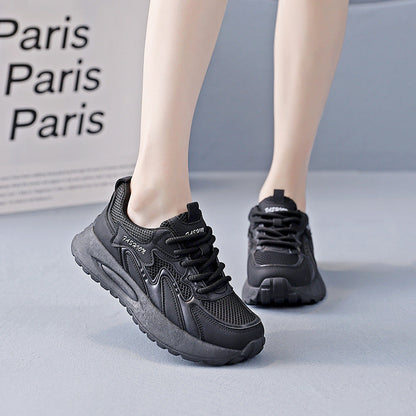 Damen Laufschuhe atmungsaktiv mit Weichsohle und Mesh-Oberfläche