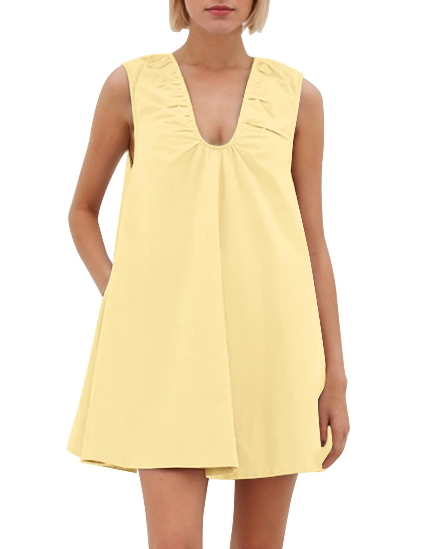 Sommerkleid Damen Lässig Rüschenkleid Kurz
