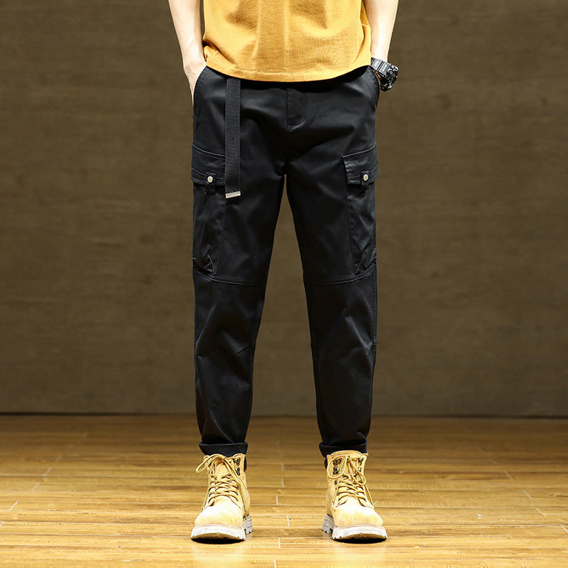 Herren Cargo-Hose Vieltaschig Verstellbar Modern