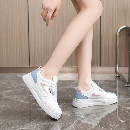 Damen Sneaker Stoßdämpfend Elegante Schnürung Modisch