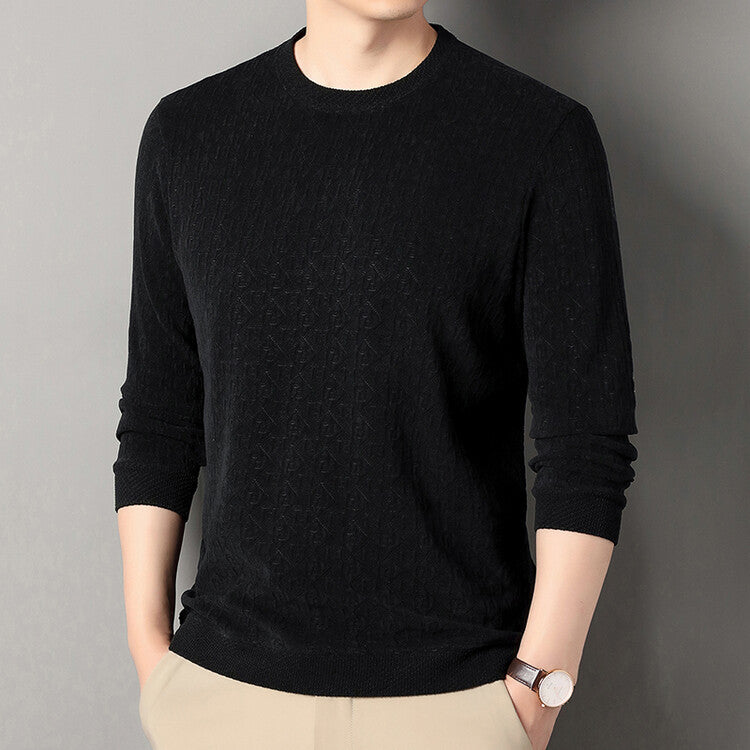 Herren Strickpullover Modern 3D Muster Hochwertig
