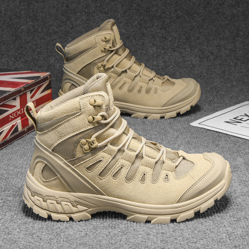 Wanderstiefel Herren Atmungsaktiv Rutschfest Outdoor - BerlinGlamour