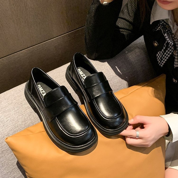 Damen Loafers Breiter Klettverschluss Robust