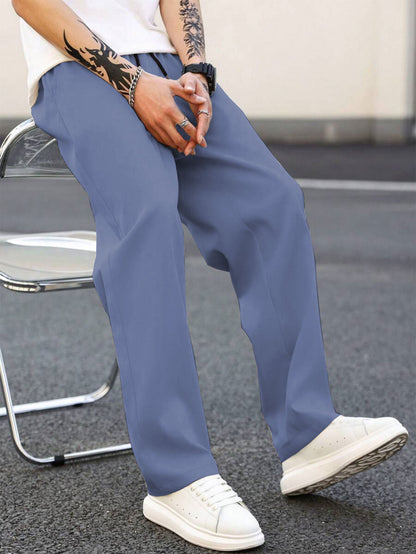 Bequeme Herren Chino Hosen Lockere Freizeithosen