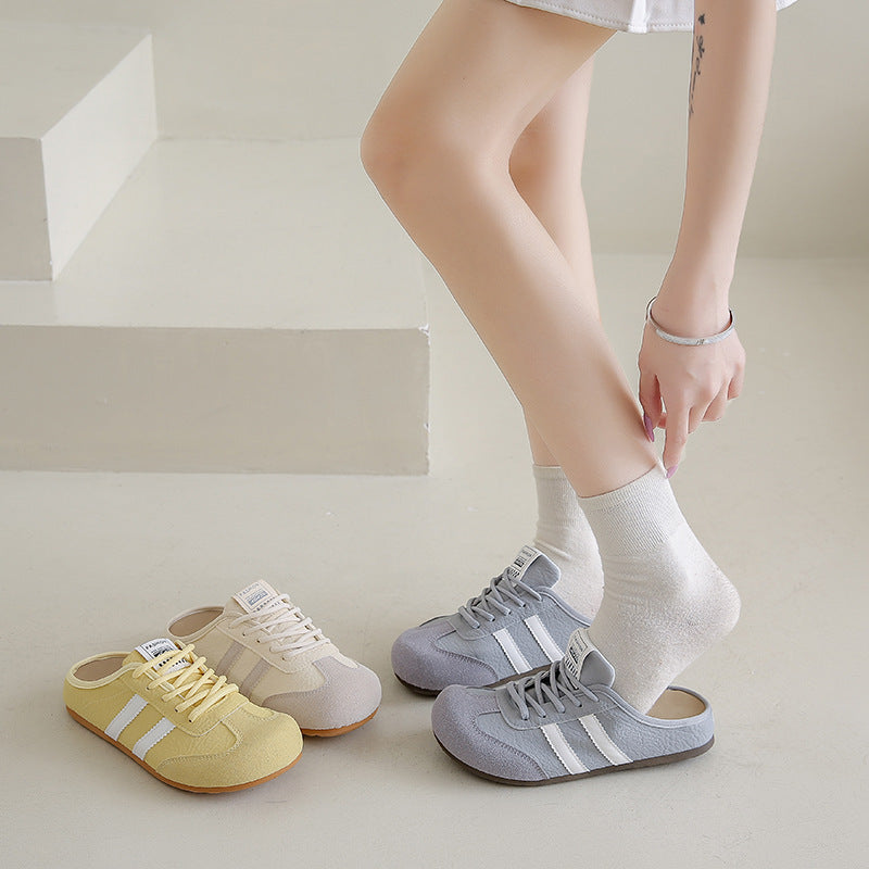 Damen Freizeitschuhe Bequem Offener Fersenbereich Ergonomisch - BerlinGlamour