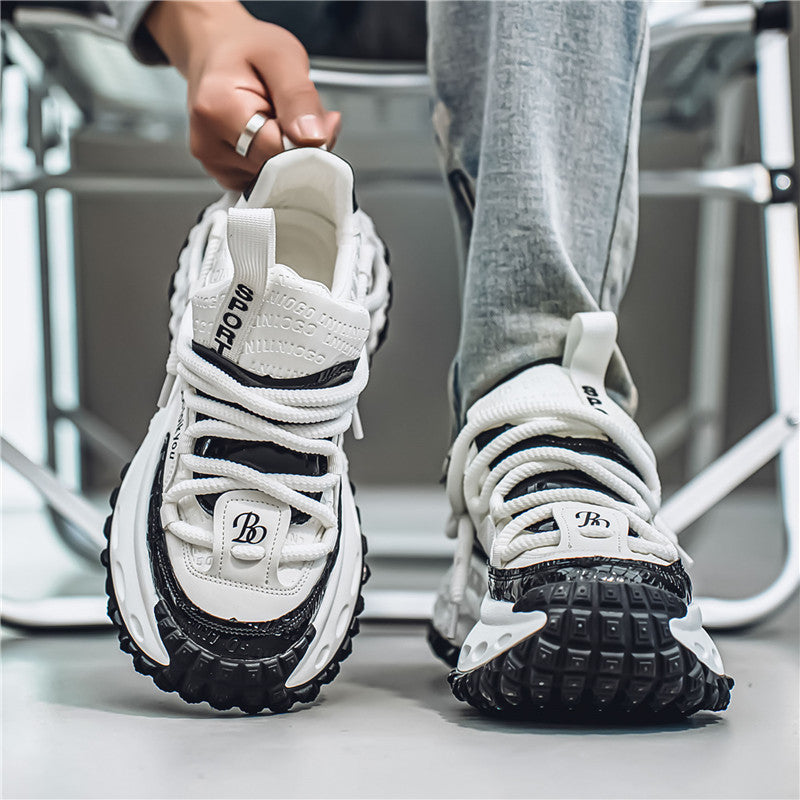 Damen Sneaker Chunky Sportlich Bequem Dämpfungssystem