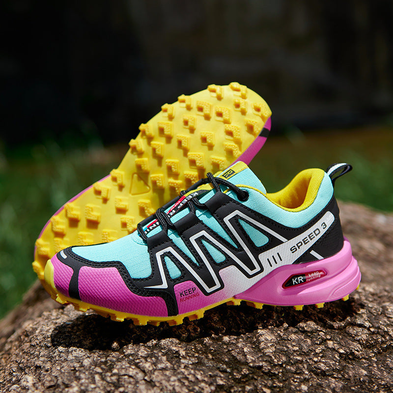 Trailrunning Schuhe Damen atmungsaktiv rutschfest Laufschuhe Sport