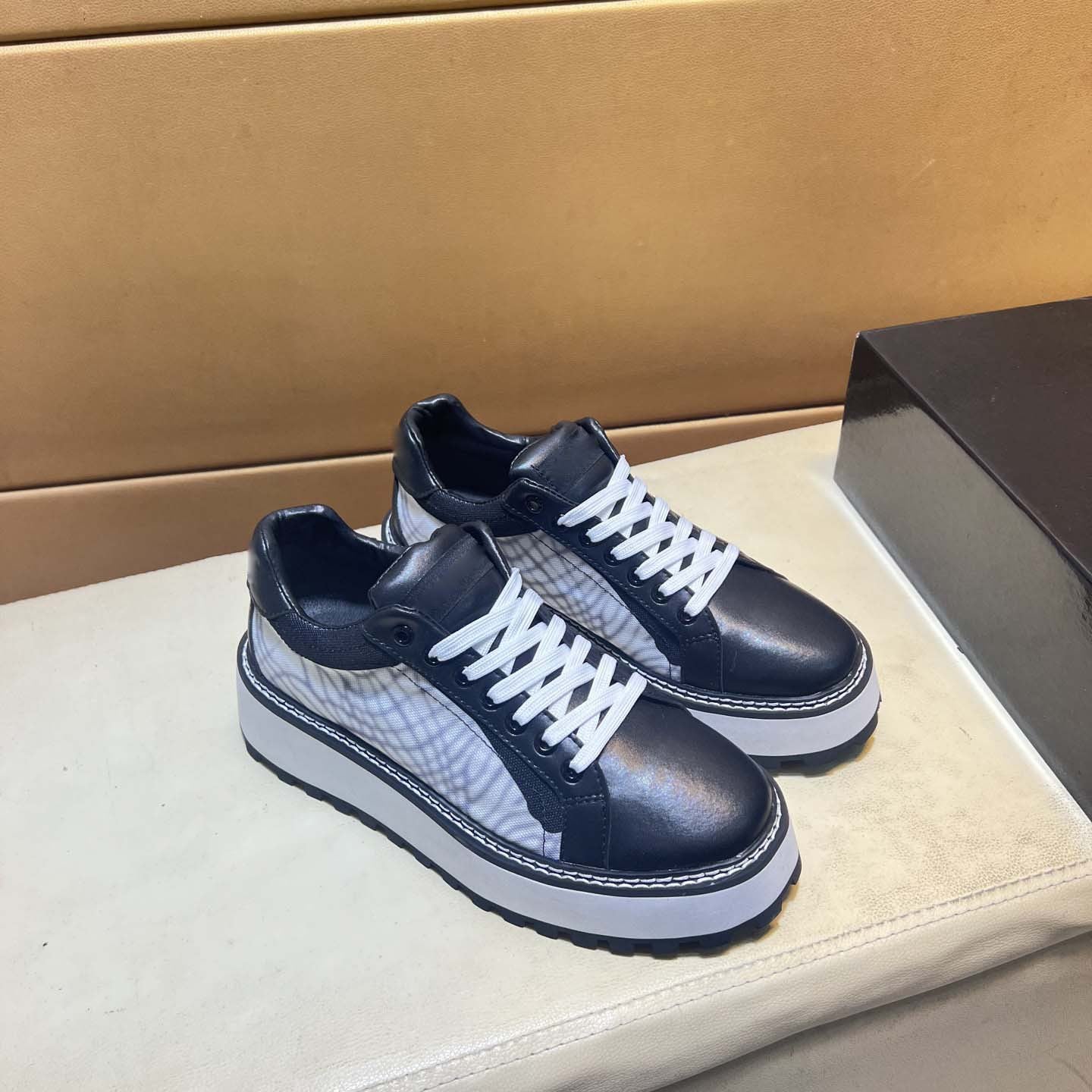 Damen Sneaker Tweed Optik BequemSportlich