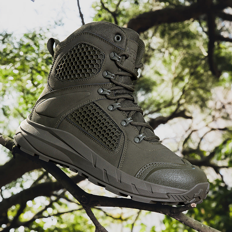 Herren Tactical Stiefel Griffig Atmungsaktiv Outdoor
