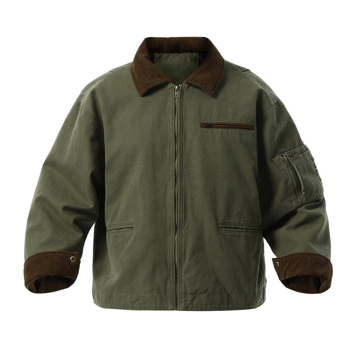 Herren Übergangsjacke Urban Style Stehkragen Taschen