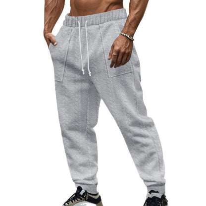 Bequeme Herren Fitnesshose Sportliche Hose Schwarz