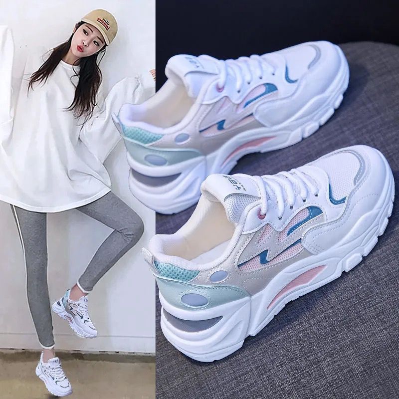 Damen Laufschuhe Sportlich Atmungsaktiv Mesh Freizeit - BerlinGlamour