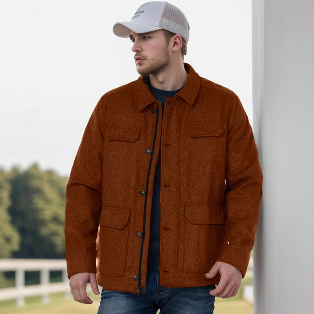 Herren Freizeitjacke Urban Style Schwarz