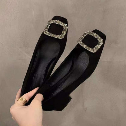 Ballerinas Damen Glitzer Schuhe Elegant Spitze