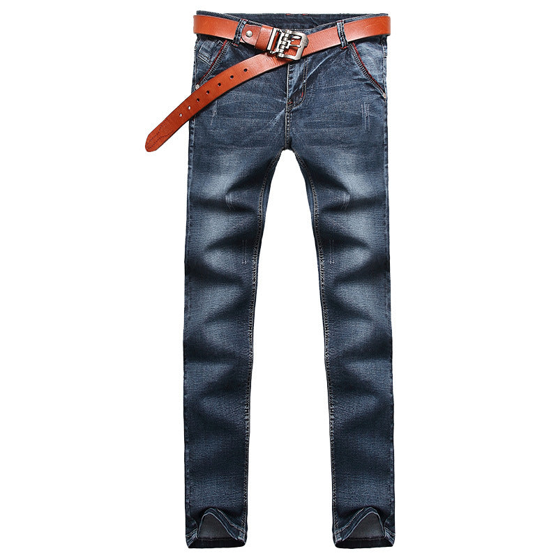 Herren Jeans Slim Fit Destroyed Effekt Darkwash