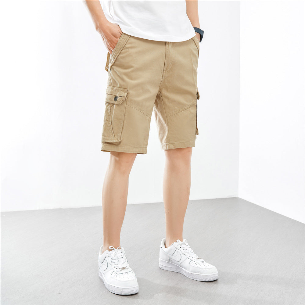 Herren Cargo-Shorts Funktionale Seitentaschen Bequem