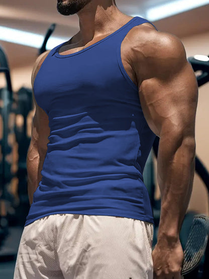 Herren Tanktop Sportlich Atmungsaktiv Funktionsshirt