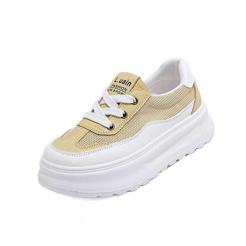 Damen Sneaker Chunky Bequem Atmungsaktiv Weite Passform