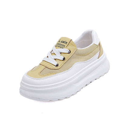 Damen Sneaker Chunky Bequem Atmungsaktiv Weite Passform