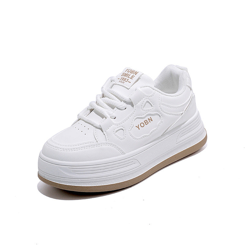 Damen Sneaker Bequem Dickes Sohlen Modisch