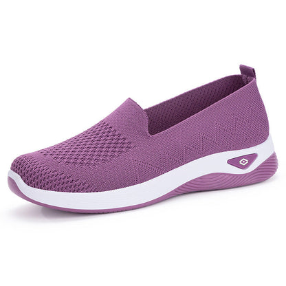 Damen Slip-On Schuhe Leicht Mesh Bequem Freizeit