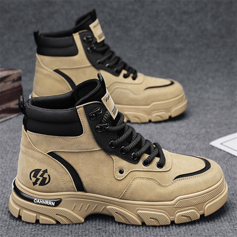Damen Sportstiefel High-Top Robust Laufsohlen Damenschuhe